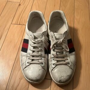 Gucci Ace sneakers (very worn)